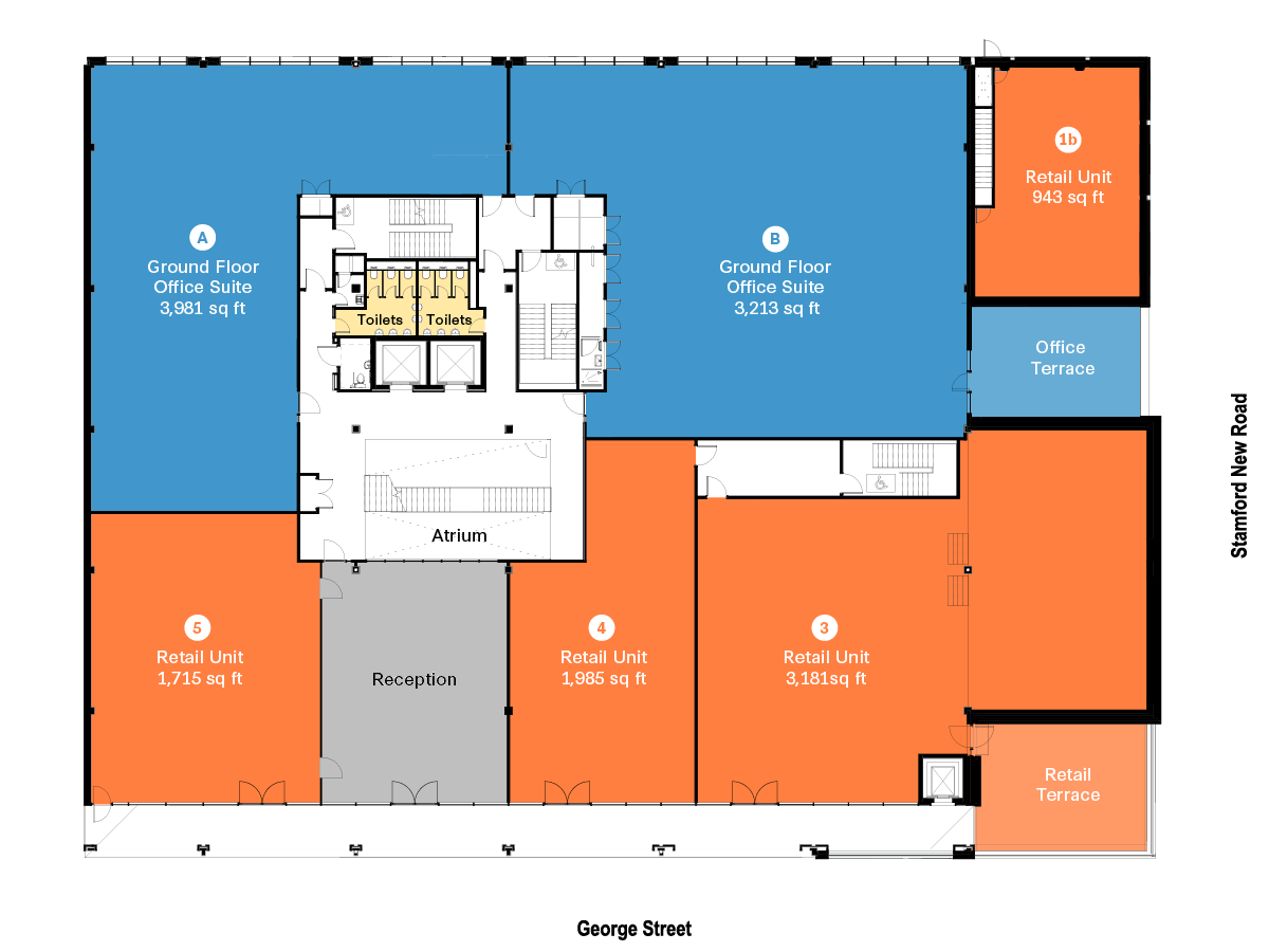 Foundation Office Space, Retail Space & Leisure Space in Altrincham