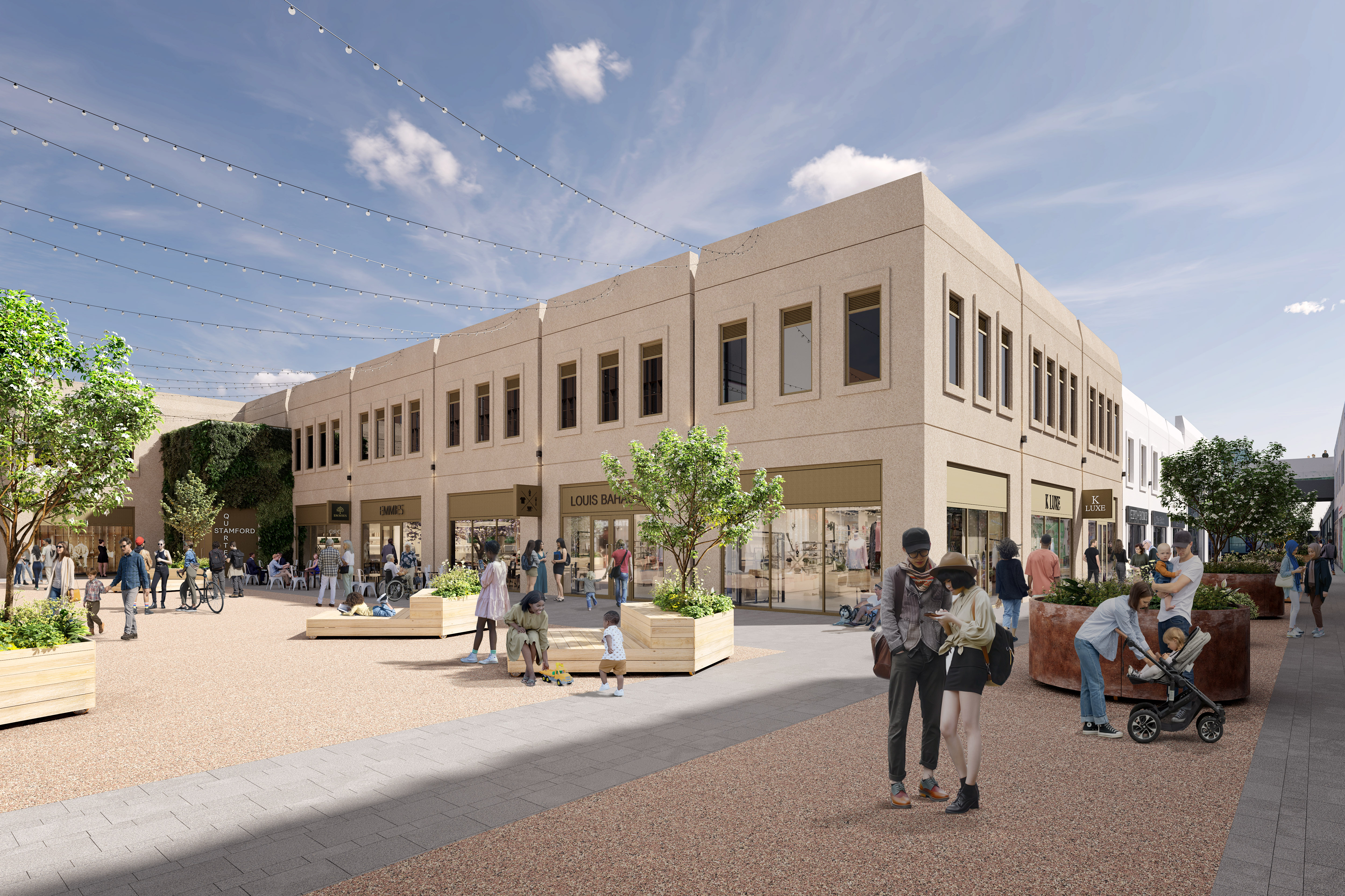   Further transformation to come to the Stamford Quarter as plans for new retail units are revealed 