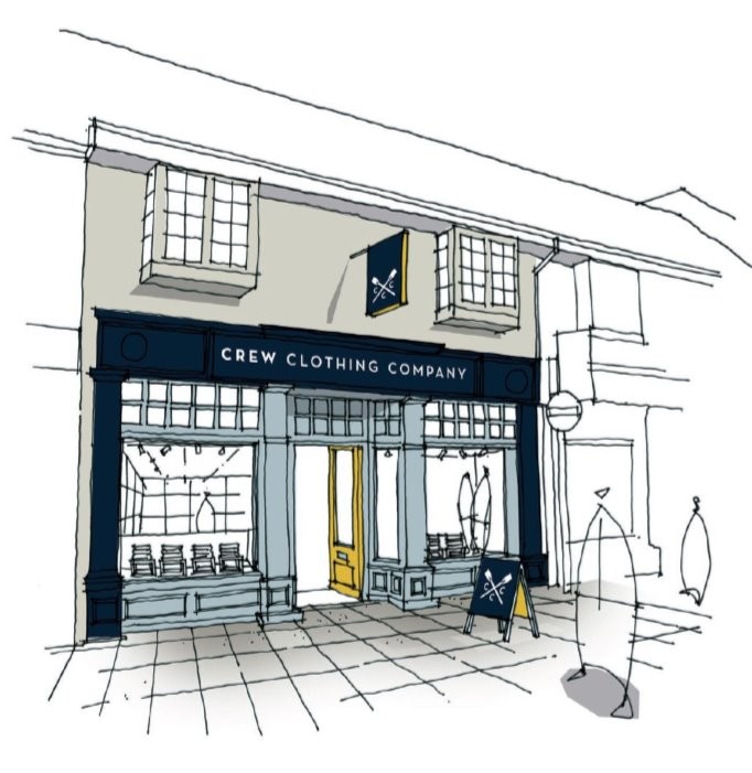 Crew Clothing to open new high street store in Stamford Quarter