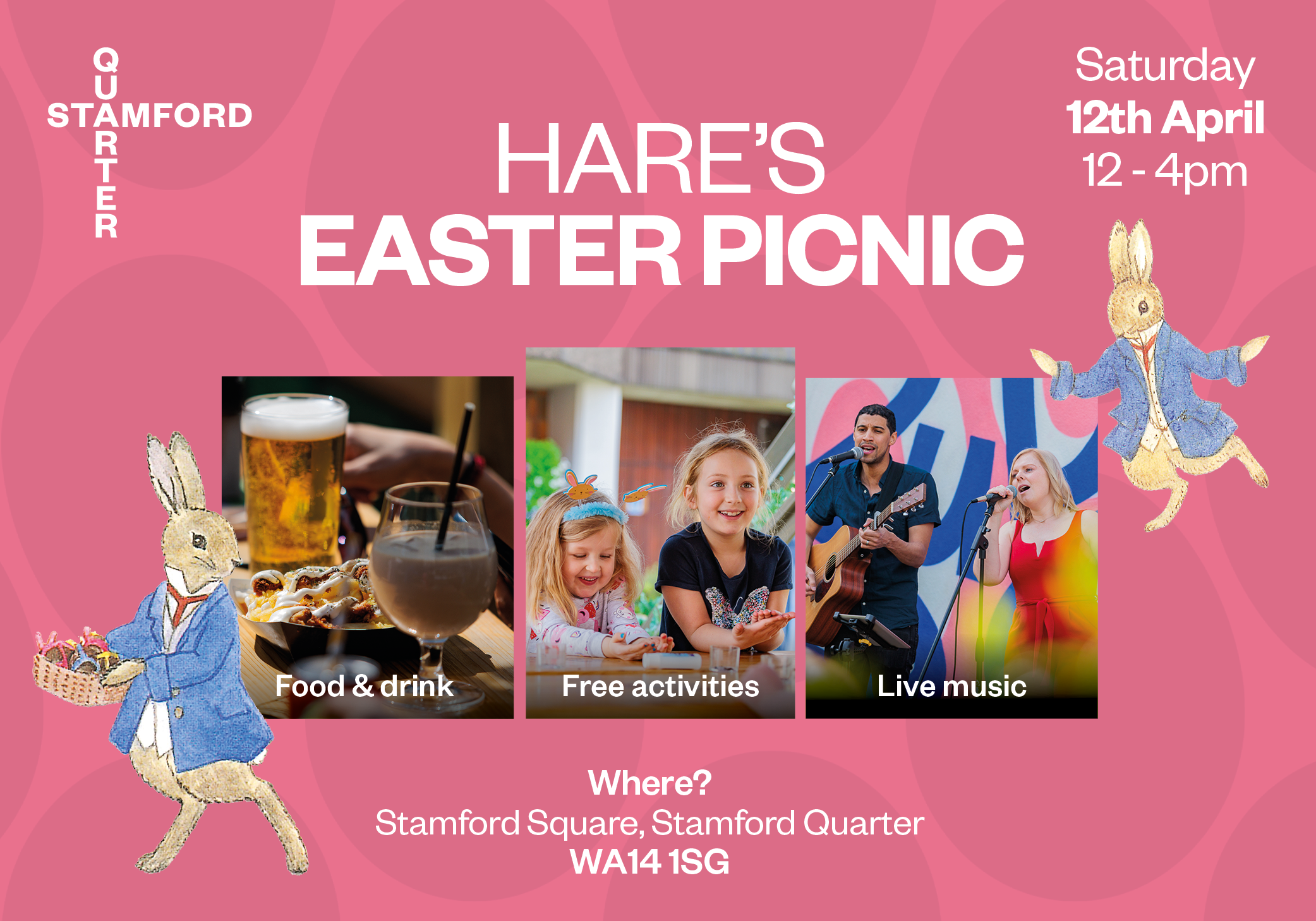 Hare's Easter Picnic | Saturday 12th April 12-4pm 
