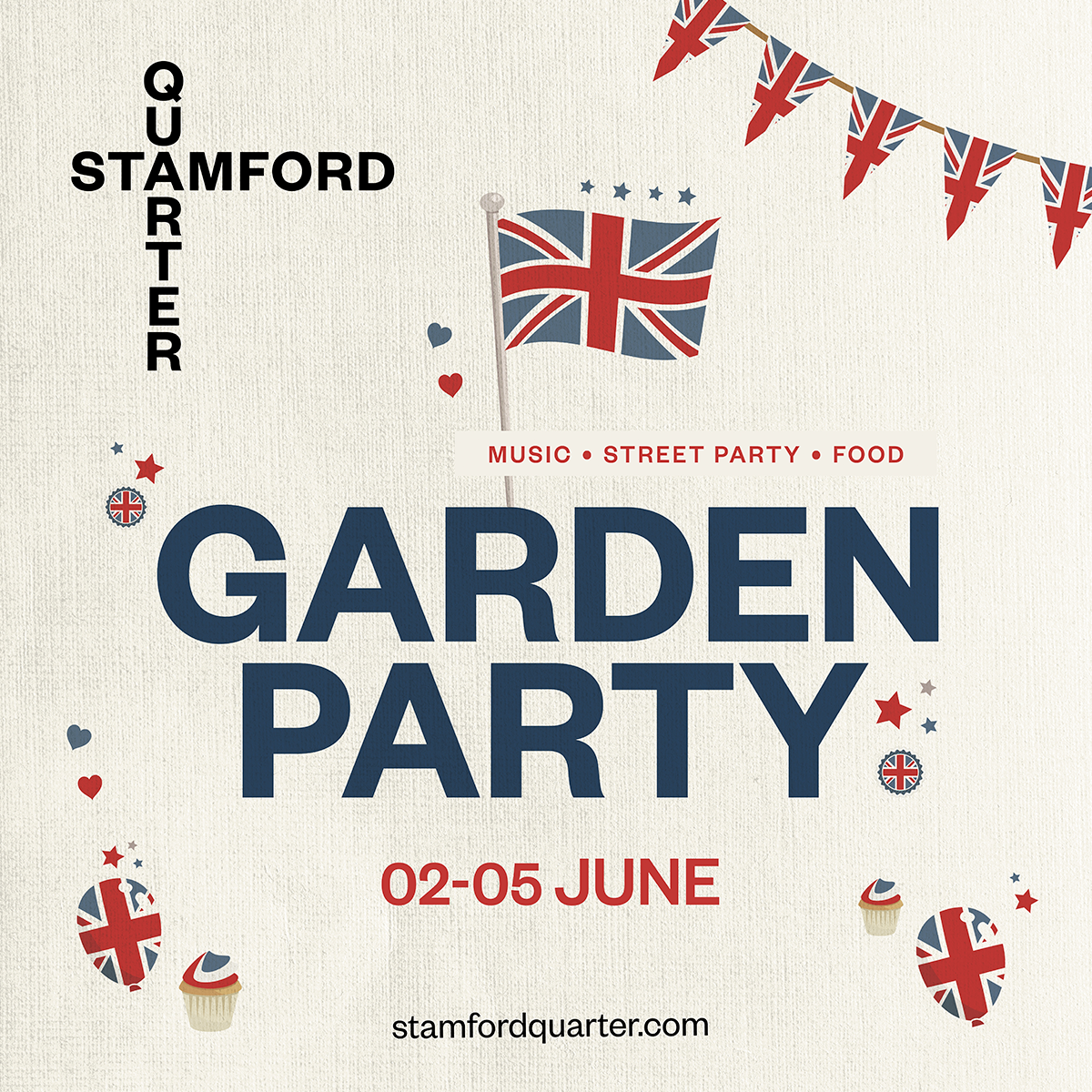 Stamford Quarter Jubilee Garden Party 2-5th June | Free Event